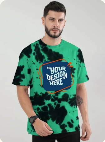 Unisex Tie Dye Oversized T-Shirt